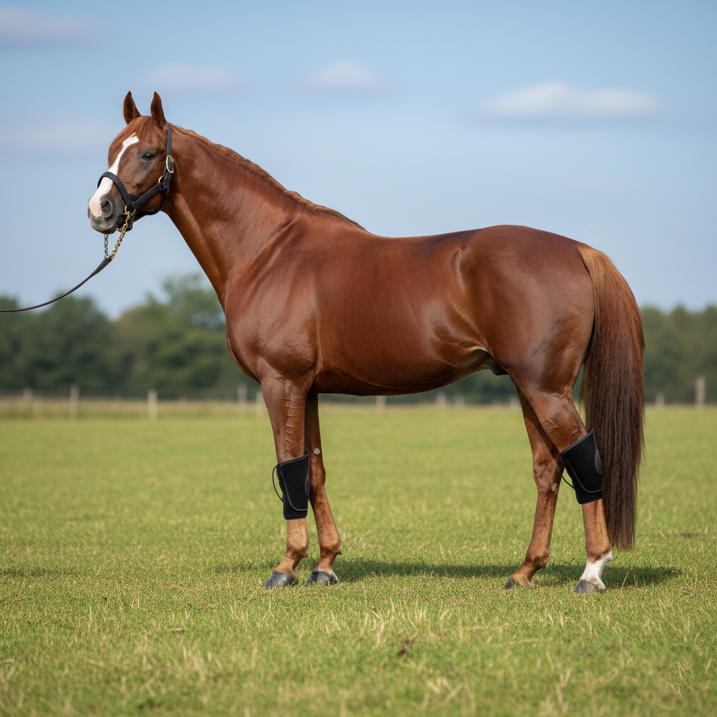 Horse Red Light Therapy Knee Wrap